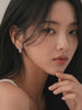 Minimalist gold hoop earrings for women, hypoallergenic 18k gold plated jewelry, dainty everyday earrings by myEdzy